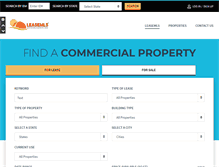 Tablet Screenshot of leasemls.com